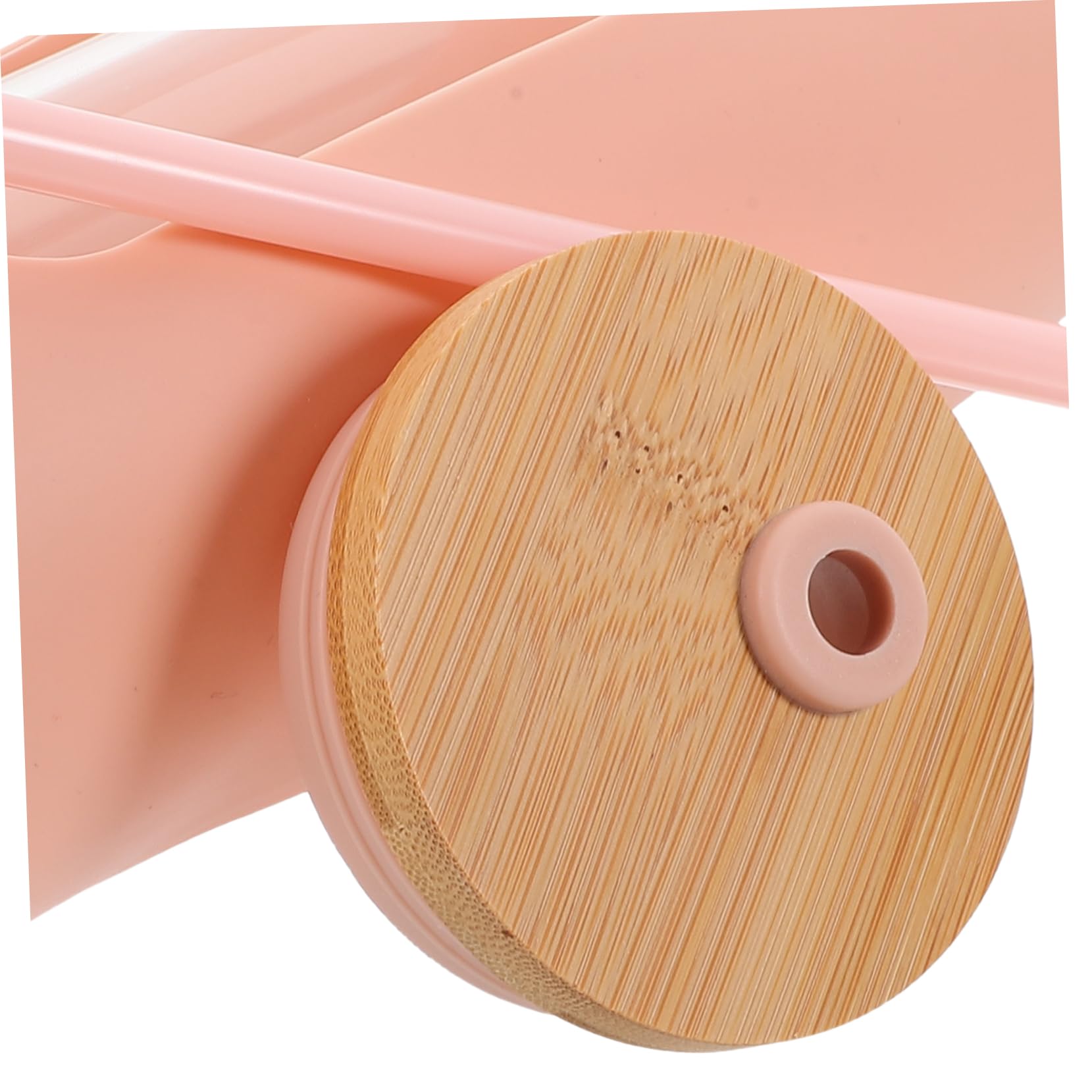 Garneck Bamboo Straw Glass Tumbler Silicone Sleeve Iced Tea Water Bottle Cup Water Glass Bottle