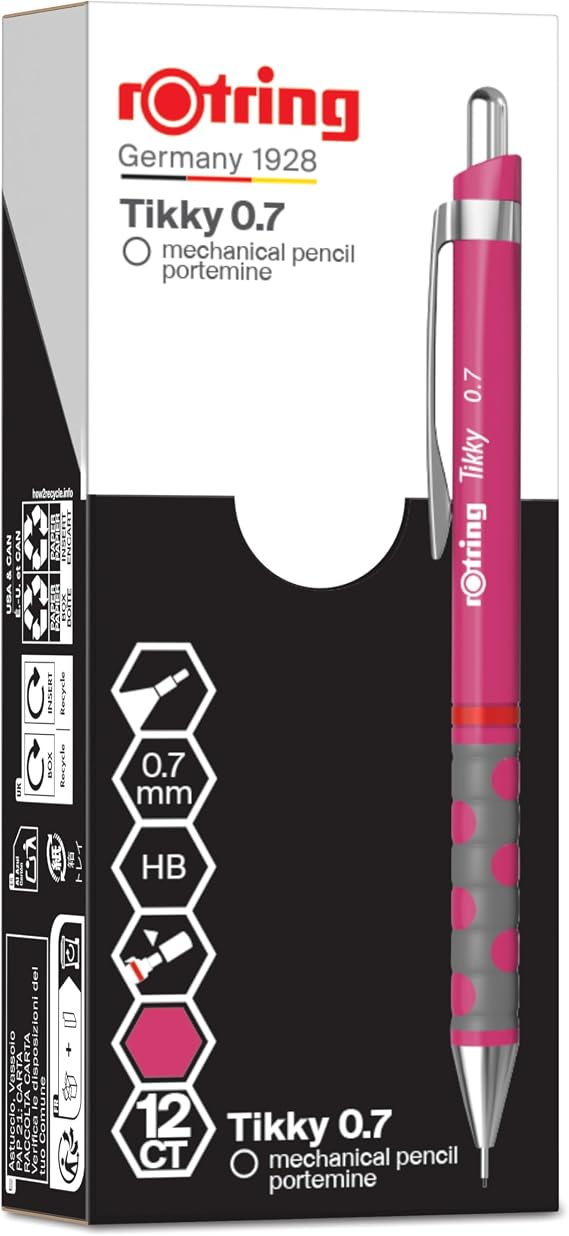 Rotring TIKKY 0.7 mm Raspberry Pink Mechanical Pencil