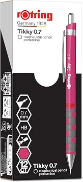 Rotring TIKKY 0.7 mm Raspberry Pink Mechanical Pencil