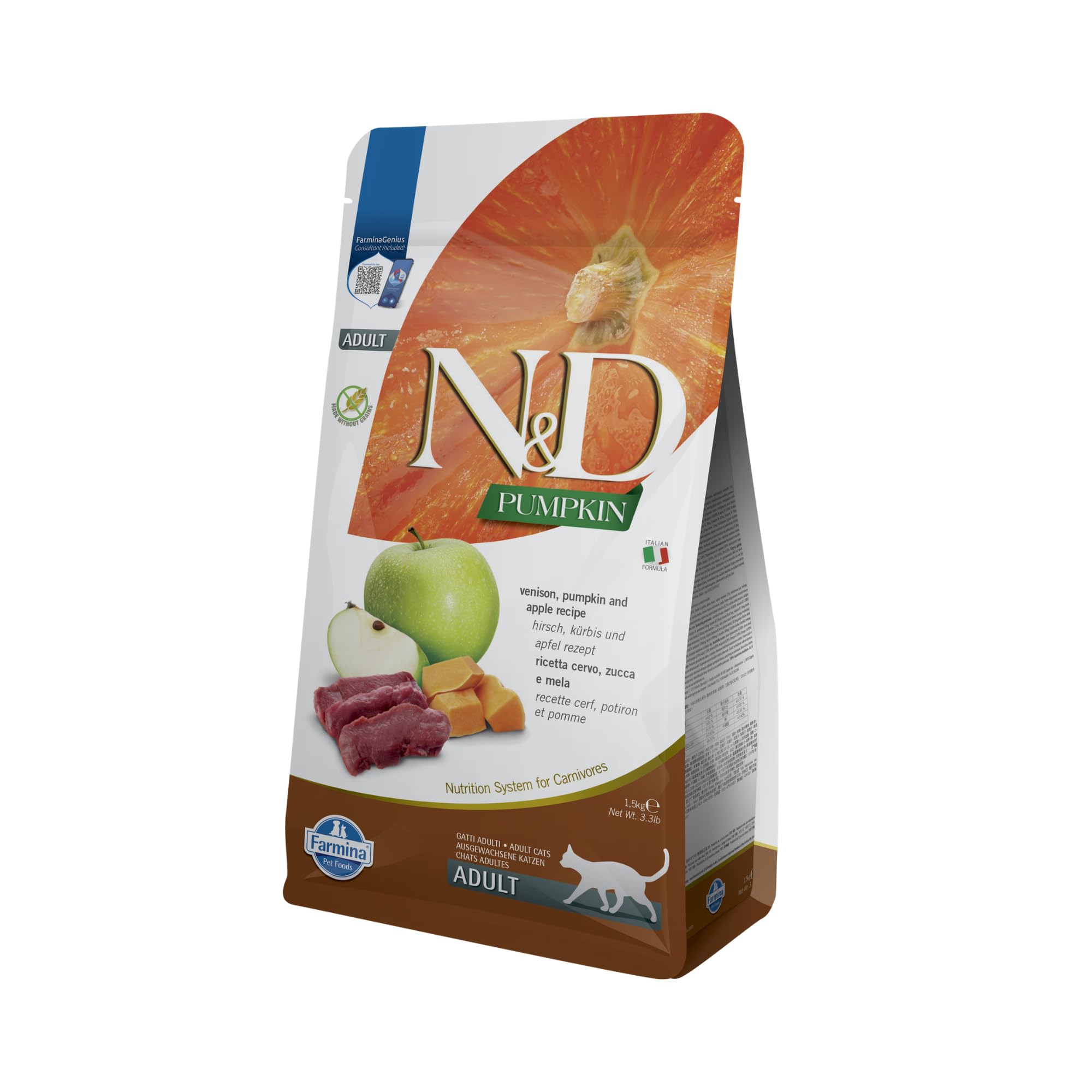 Amazon.com : Farmina N&D, Pumpkin Venison Pumpkin and Apple Recipe