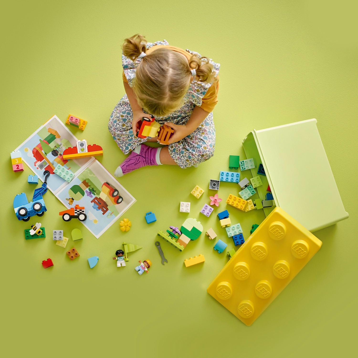 LEGO DUPLO Classic Arabalar ve Kamyonlar Yapım Parçası Kutusu 10439 – 1.5 Yaş ve Üzeri Kız ve Erkek Çocuklar için Eğitici Hediye Fikri, Araç İçeren Yaratıcı Eğlenceli Oyuncak Yapım Seti (80 Parça)