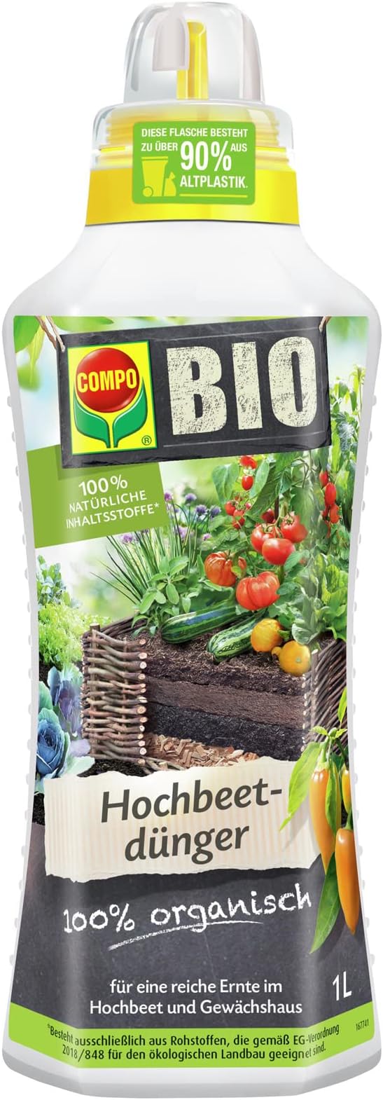 Substral Naturen Bio Obst & Gemüse Nahrung, Organischer Flüssigdünger