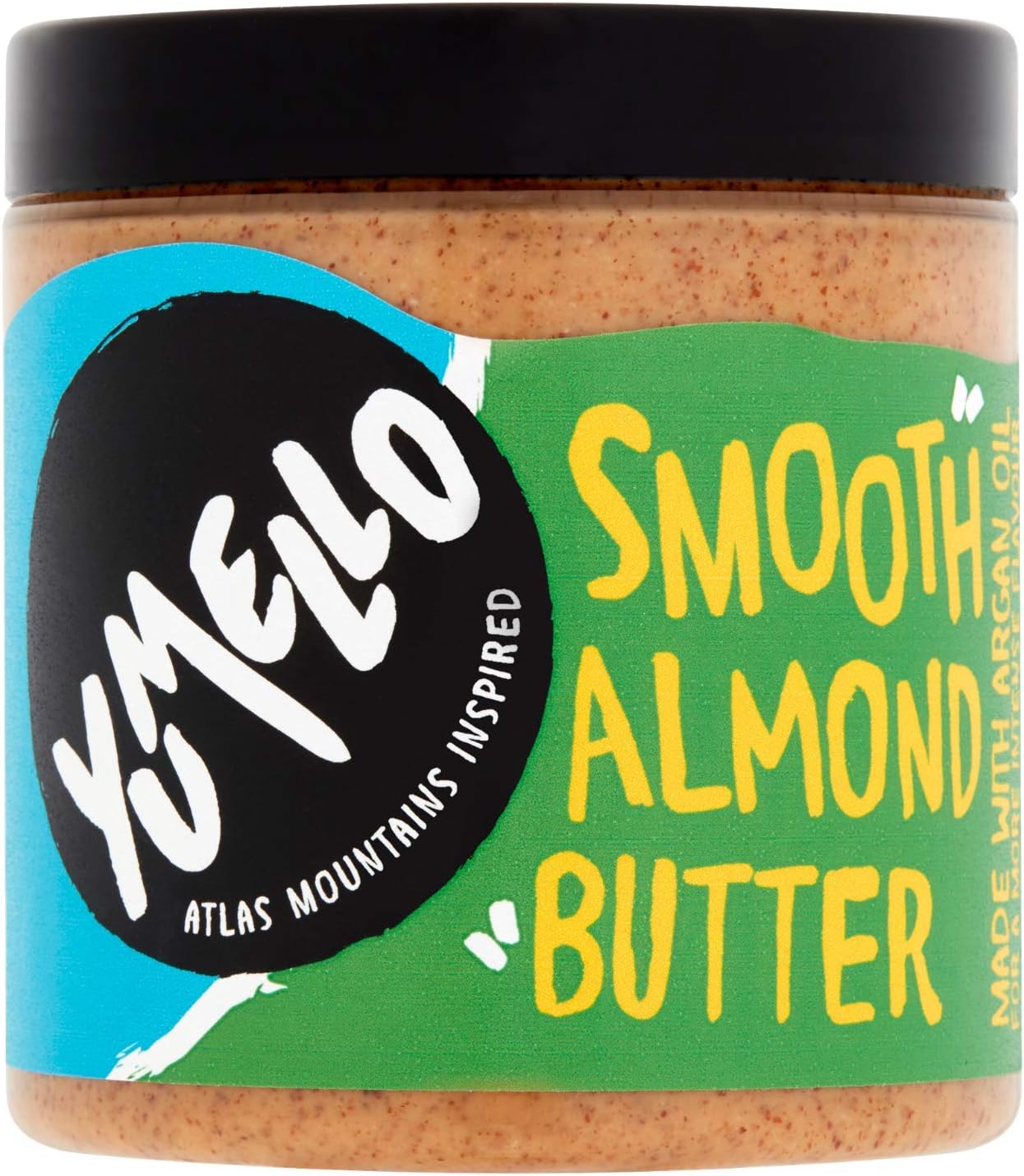 Yumello - Smooth Almond Butter – Vegan Friendly, Dairy Free, No Added Sugar, No Palm Oil – (1 x 230g)