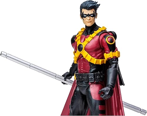 Miniatura 3 de McFarlane Toys DC Multiverse Red Robin - Figura de acción de 7 pulgadas con accesorios