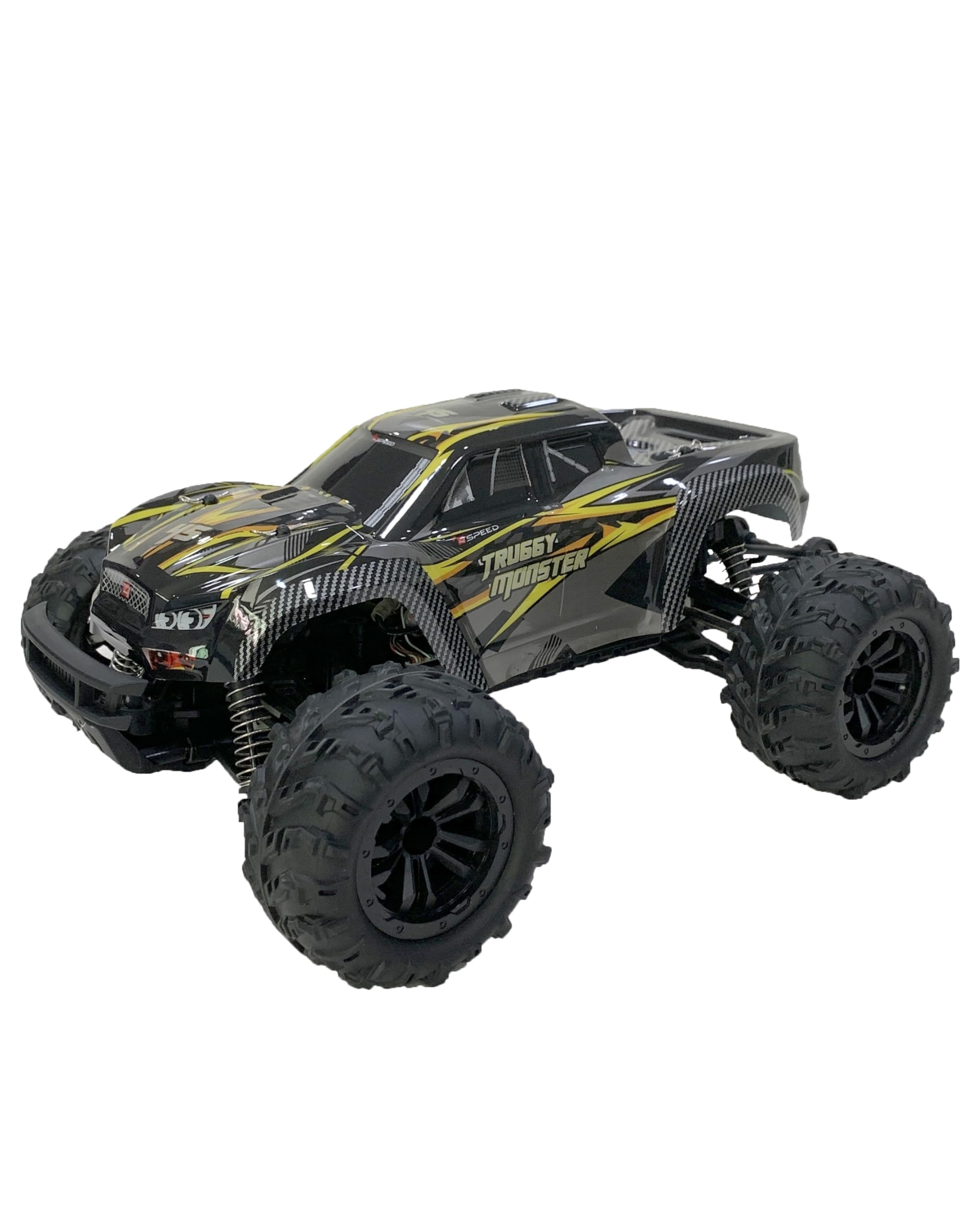4Speed - Truggy Monster 1:16 – Truggy Teledirigido hasta 30 km/h – Ruedas Antivuelco – Suspensiones Delantera/Trasera – 2,4 GHz – Batería Incluida – Juguete RC Infantil Interior/Exterior