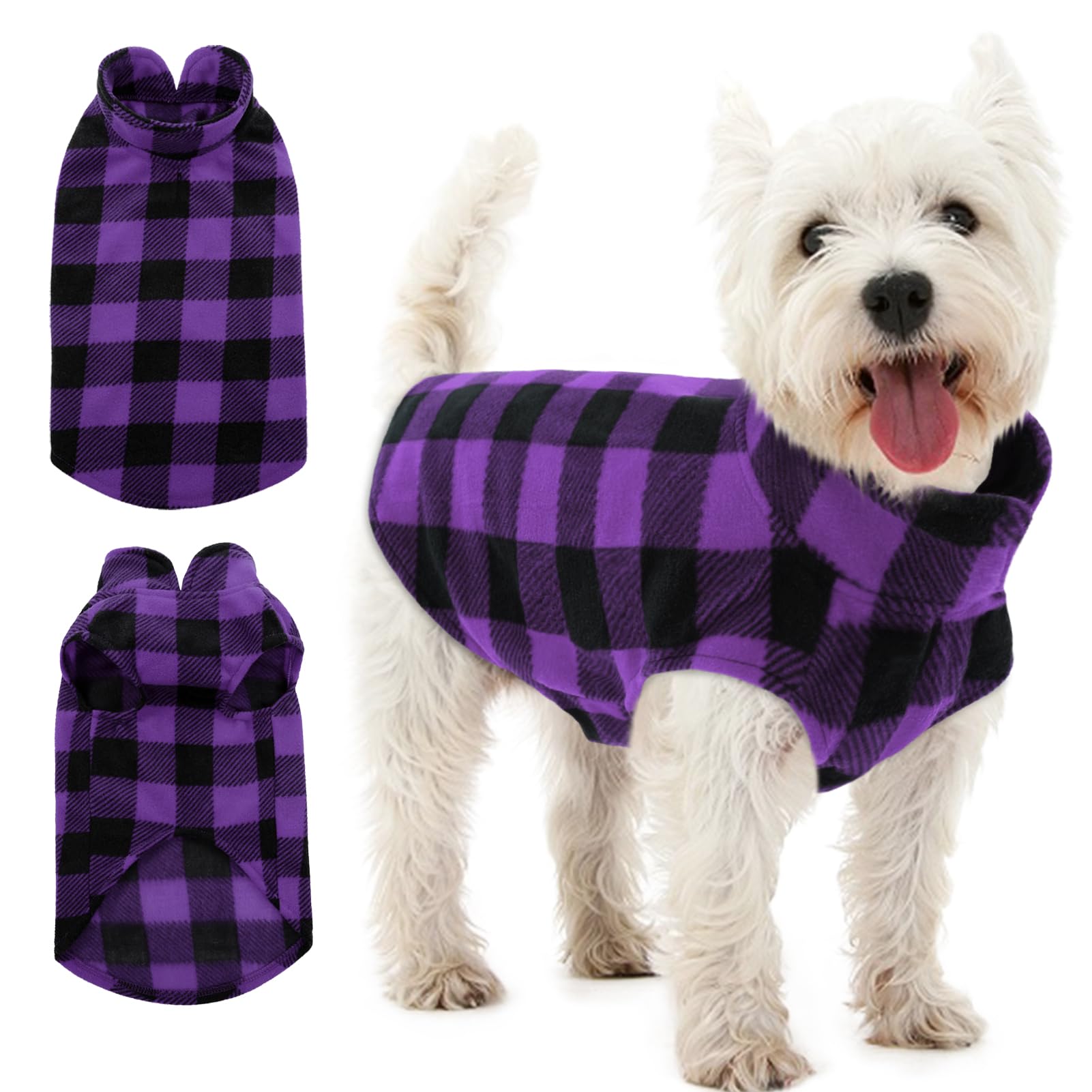 �️Dog Fleece Sweater Dog Pullover Vest Clothes for Small Dogs — fashion deal