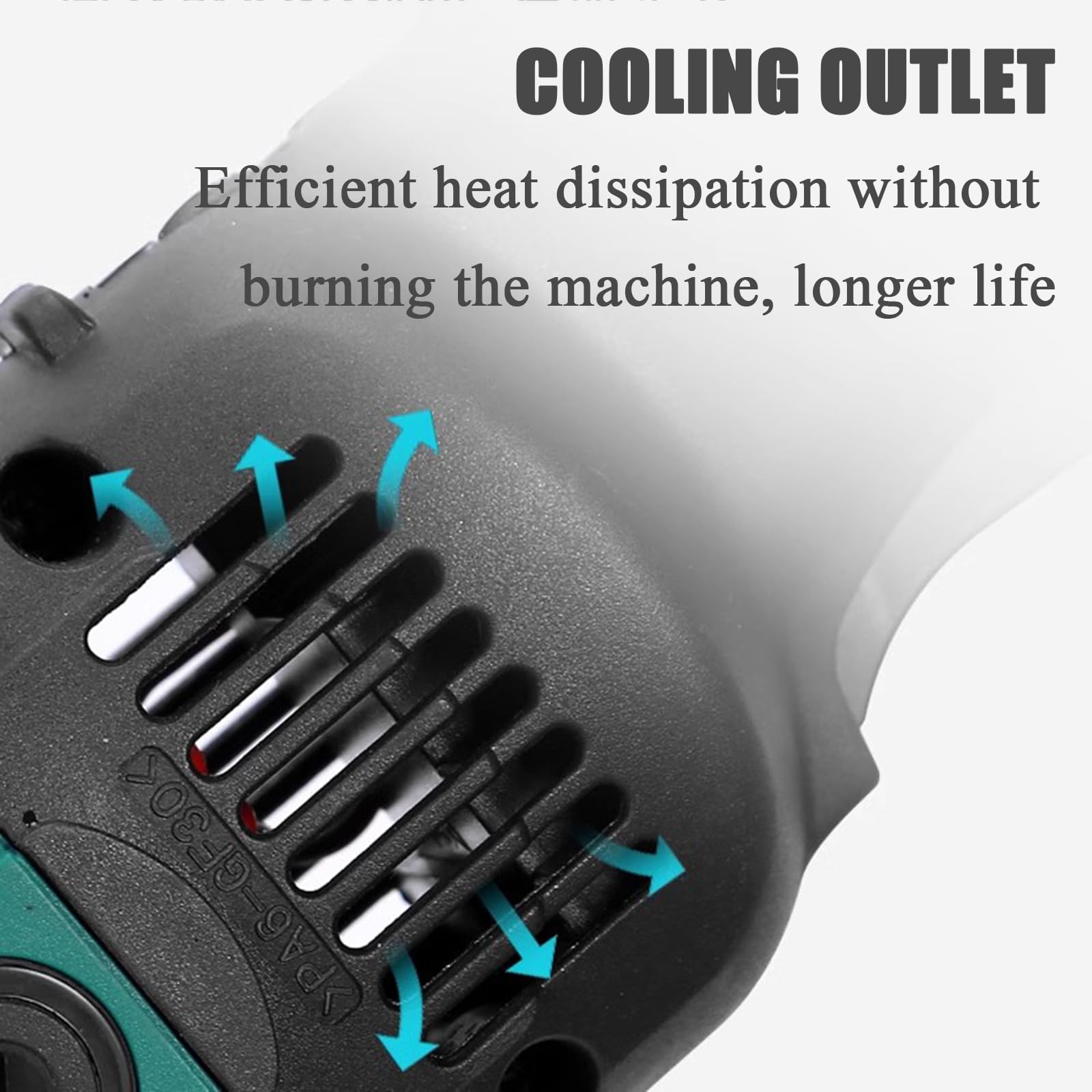 FAXIOAWA Betoniera elettrica Speciale, betoniera da 6800 W, betoniera Portatile con 7 velocità Regolabili, velocità di Uscita 0-1000 R/MIN, per miscelare Fango, Cemento, Malta, Vernice, foraggio