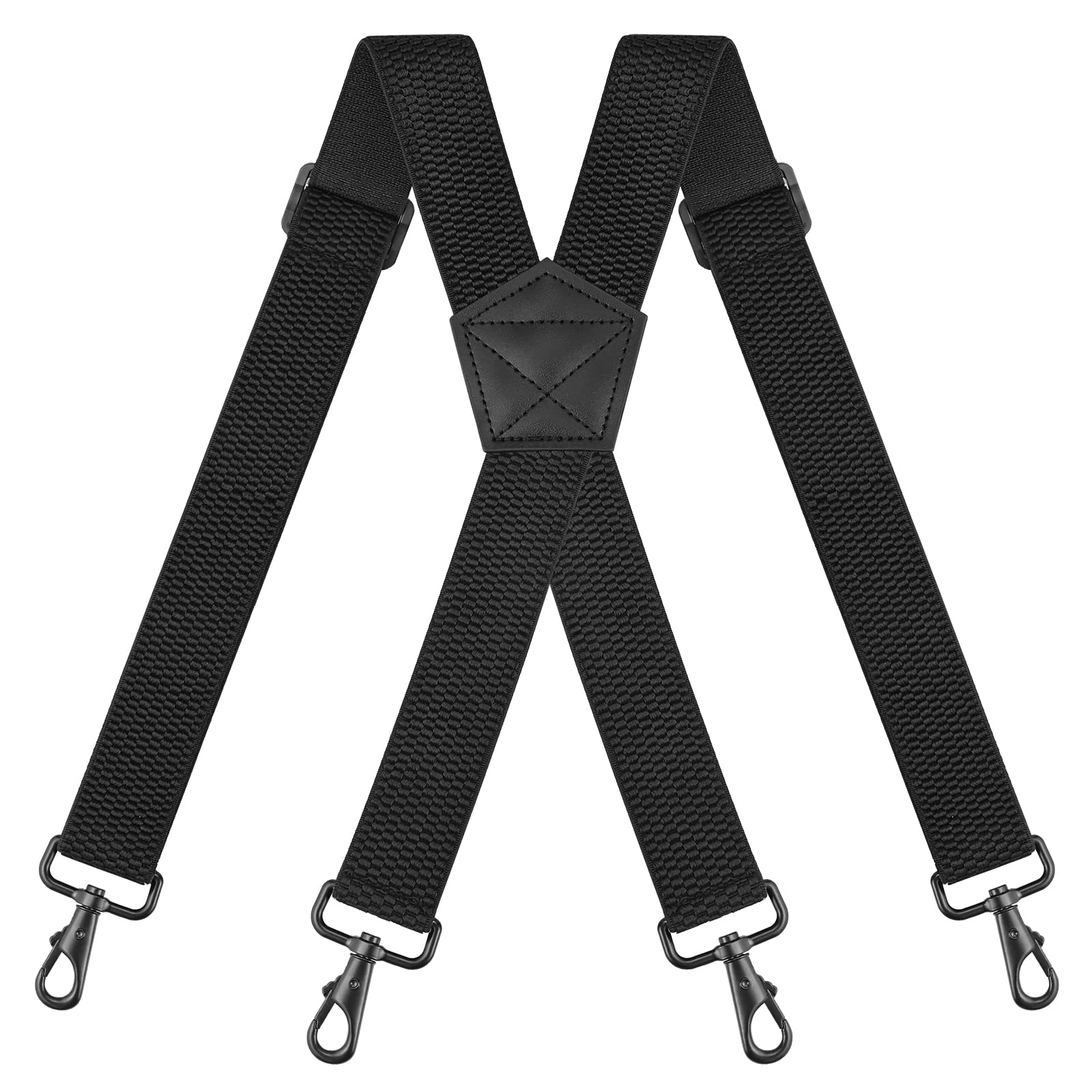 JTOOYS Bretelle Da Uomo Larghe Elastiche A Forma Di Bretelle Da - 8