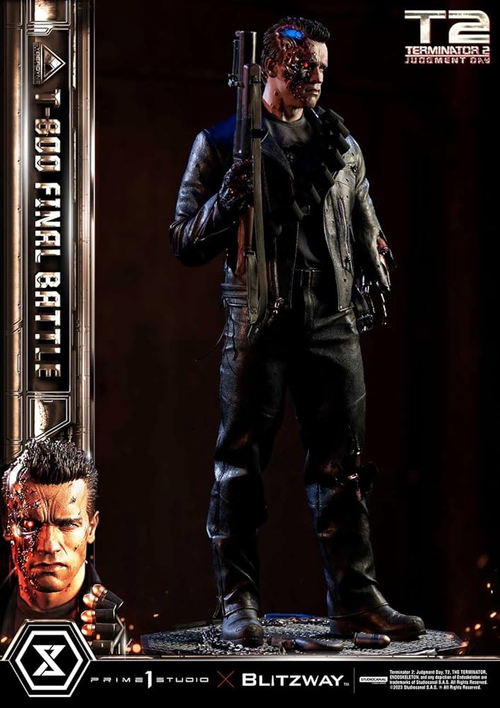 1/4 プレミアムスタチュー ターミネーター2 T-800 DAMTOYS damtoys