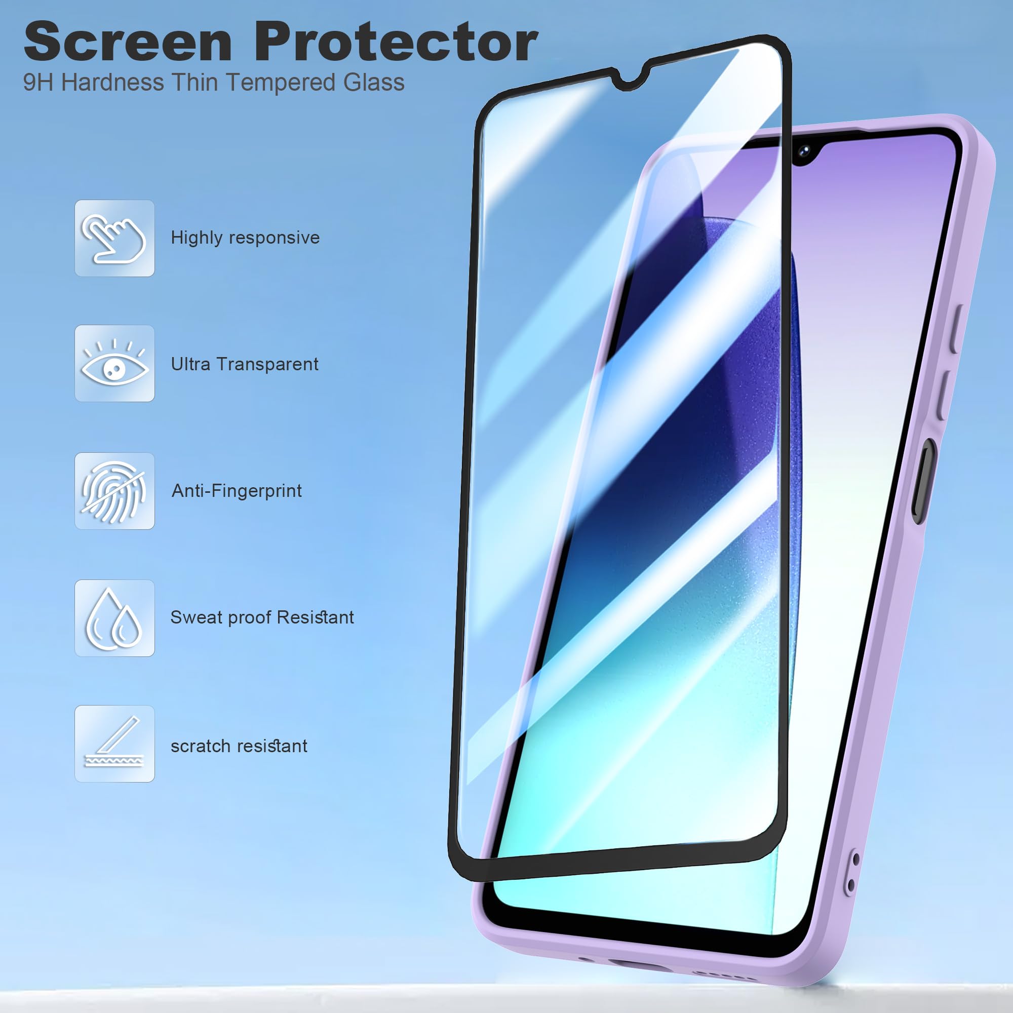 Namenand for Xiaomi Redmi 14C 4G Phone Case, with 1 Pack Tempered Screen Protector, Camera Lens Full Protection - Image 2