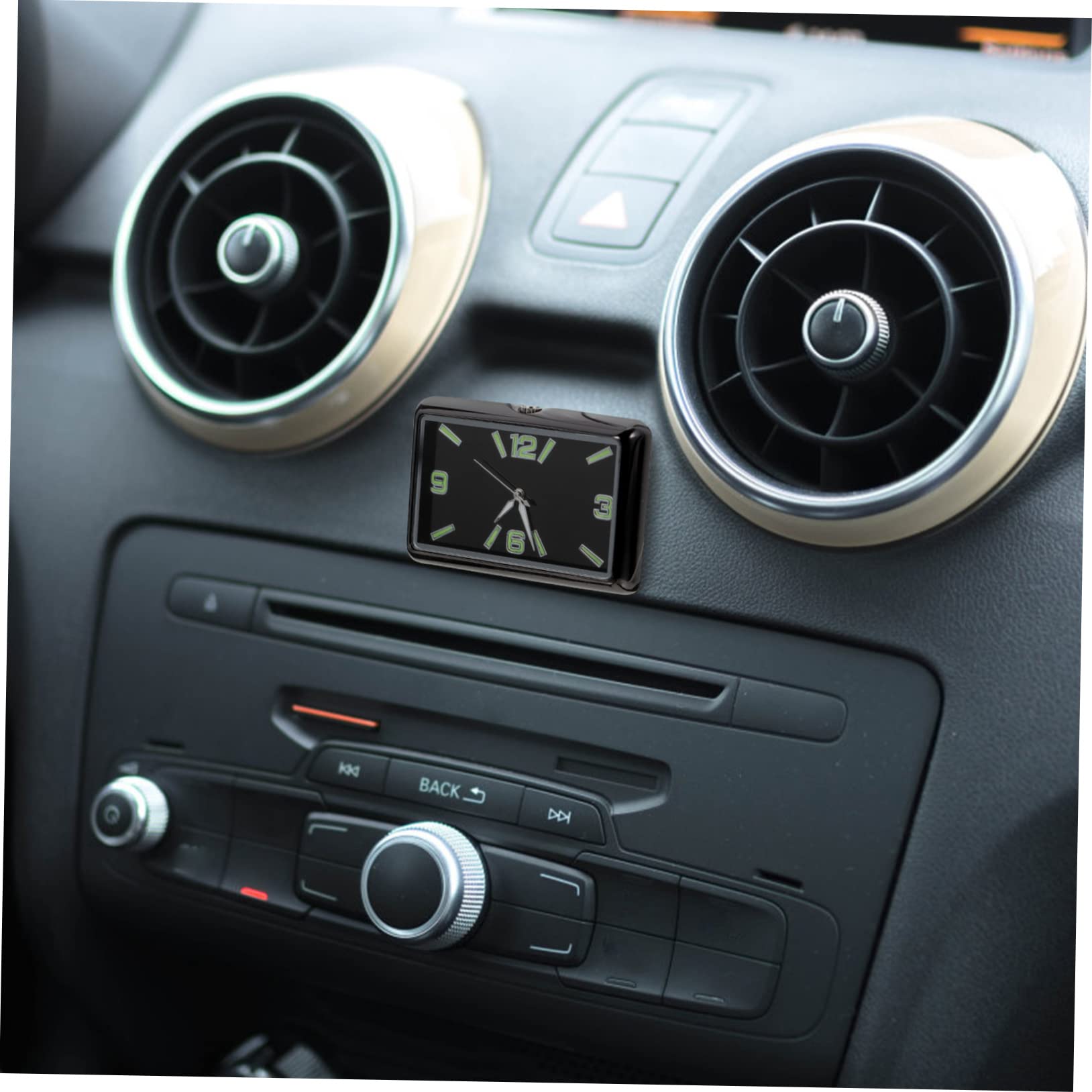 SUPVOX 5 Uds Reloj De Coche Del Vehículo Adhesivo Del Tablero Del Coche Mini Reloj Digital Relojes Digitales Mini Coches Mini Decoración Decoración Del Tablero Reloj