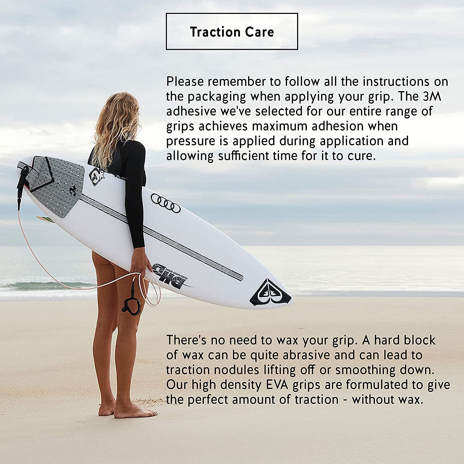 Creatures Of Leisure Reliance Front Deck Dual Traction Pad - Black, For Surfboards