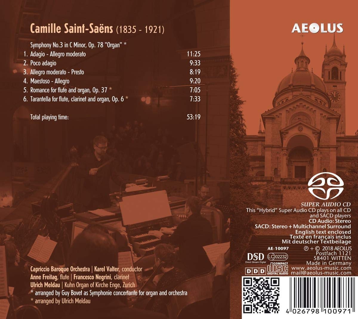 Symphony 3 / Tarantella 6 / Romance 37