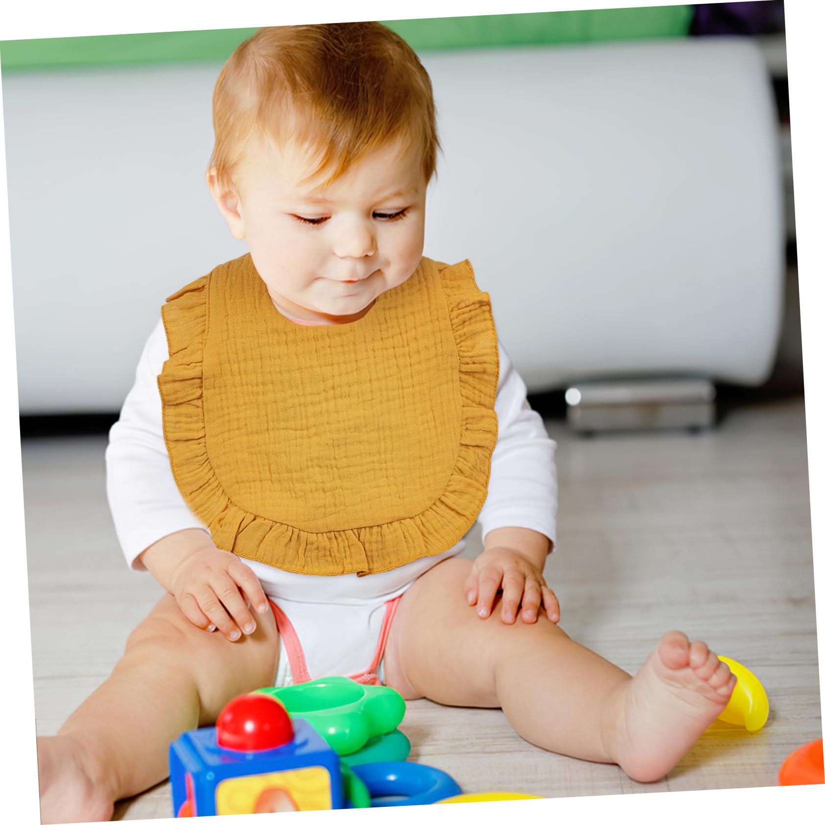 VALICLUD 12stücke Pack Babylätzchen Aus Unisex Für Kleinkinder Zum Essen Und Sabbern Babyspucktücher Mit Druckknopfverschluss Waschbar Und Saugfähig Für Neugeborene