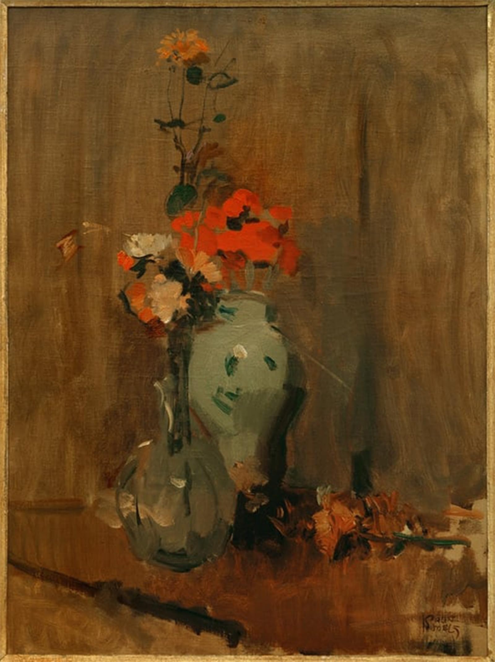 Serendipitp No Frame Vintage Picture Print On Canvas Wall Art Poster Blumenstillleben By Isaac Israels Artwork Print Poster For Wall Decor 60X90cm
