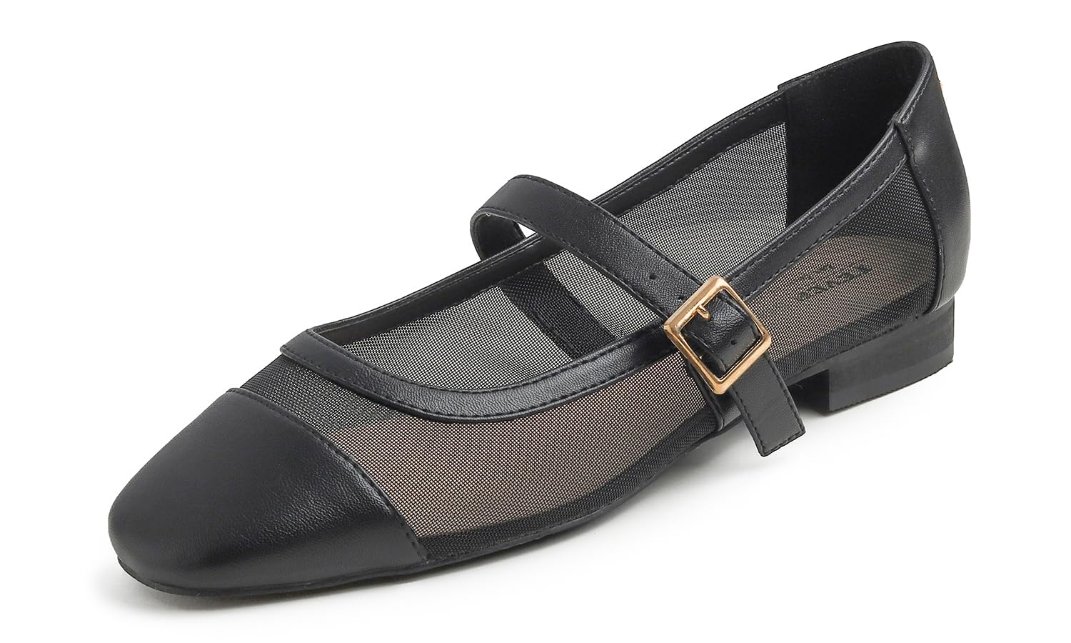 Feversole Mary Jane Halbschuhe,Flach Freizeit Tanzschuhe