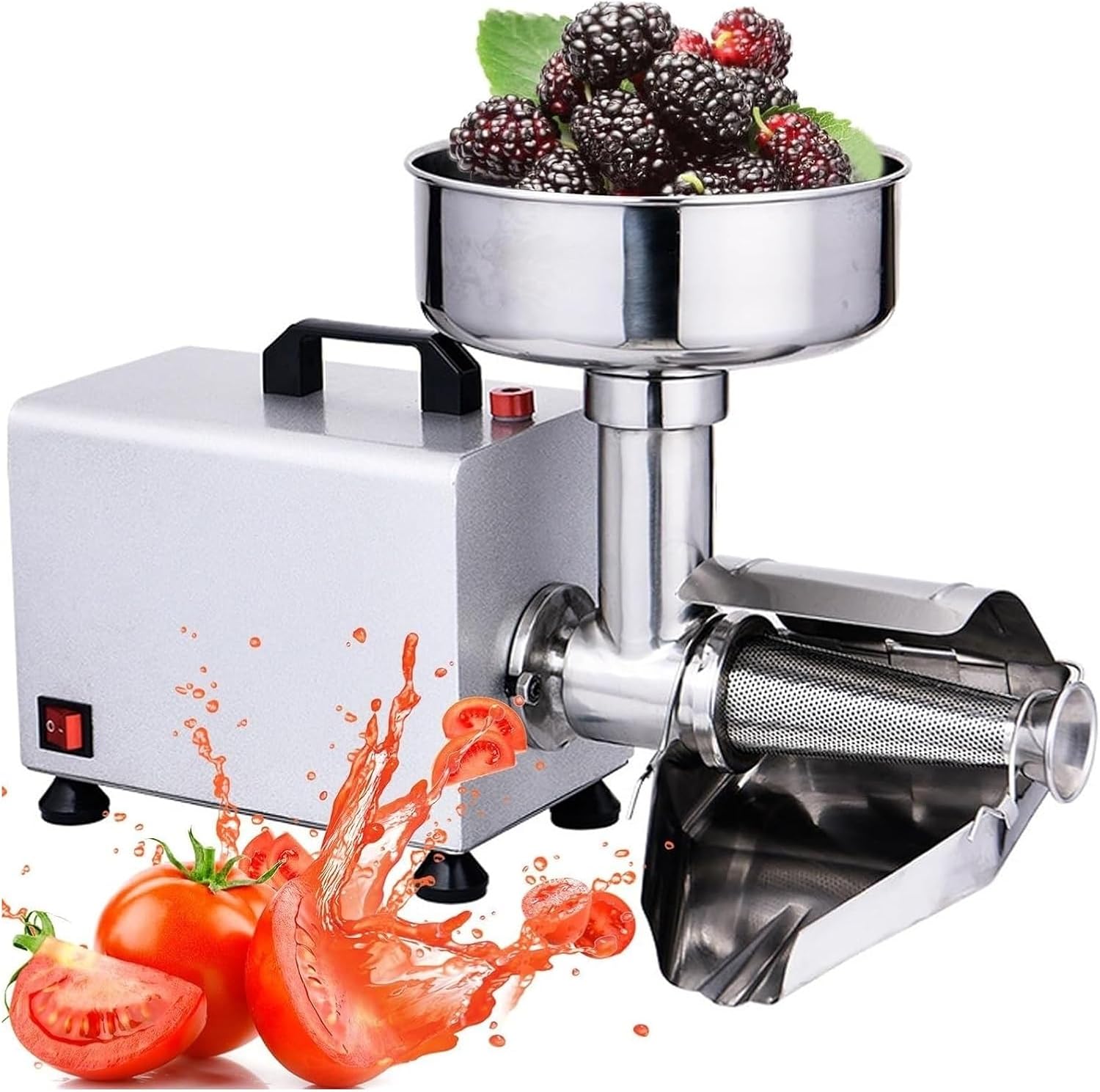Electric Tomato Sauce Maker, Commercial Electric Strainer Machine, Food Milling Press, Fruit Squeezer Sauce Maker
