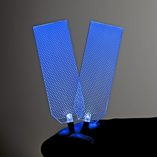 Decoraciones de Batman de acrílico con luces LED para casco de cosplay, kit de bricolaje, superhéroe RGB para hombres y niños, regalos azul