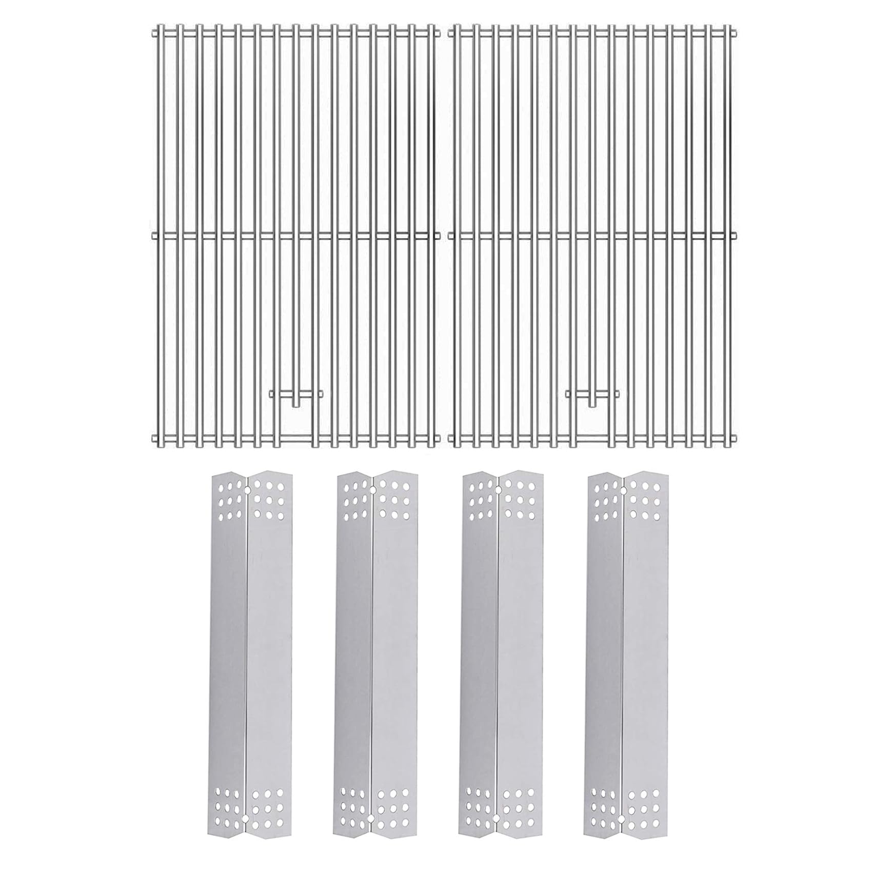 SafBbcue Grill Grates and Heat Plate Replacement Parts for Nexgrill 720-0830