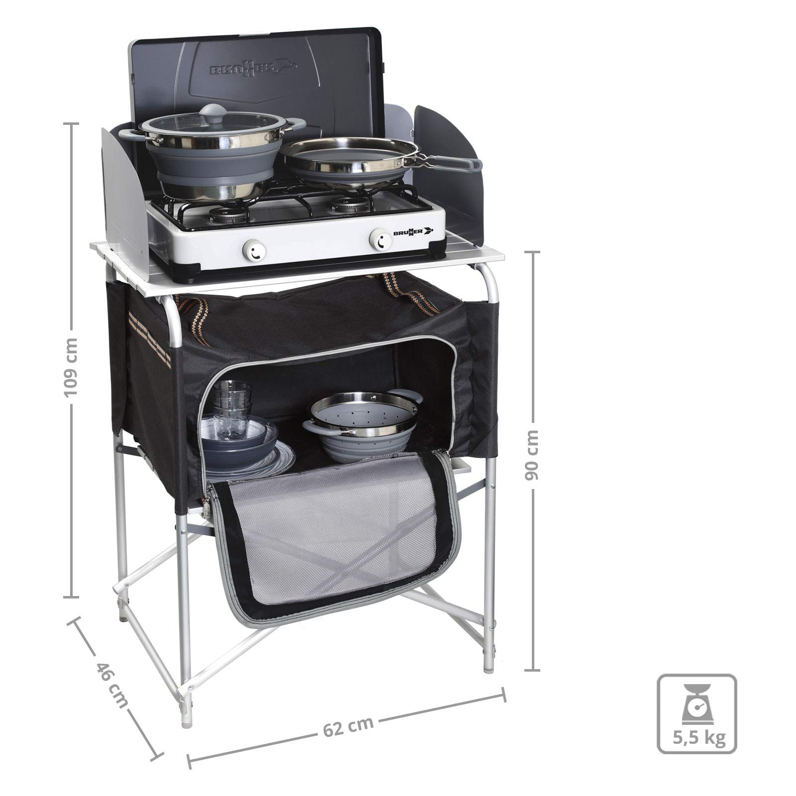 BRUNNER Küchenschrank Snack Basic