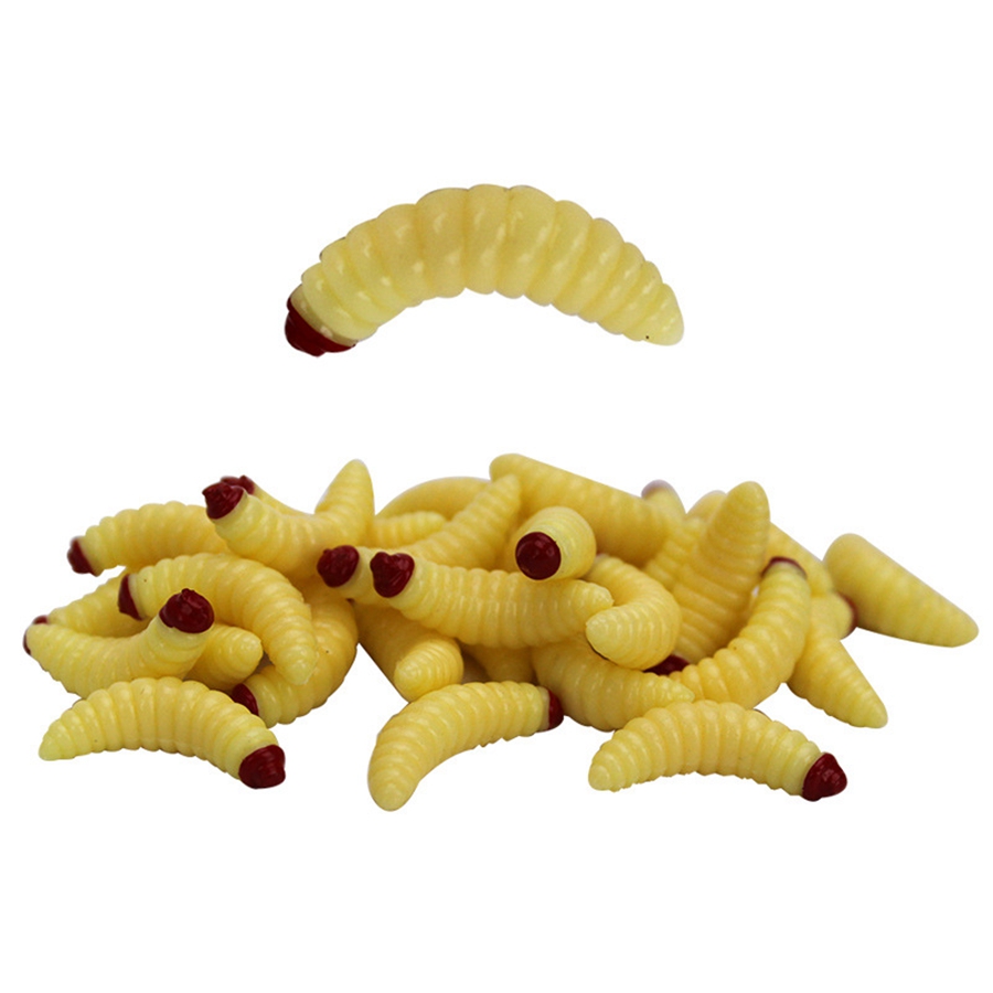 Esche Da Pesca Morbide 250 Pezzi - Vermi Finti In Plastica Per Carpa, Persico E Spigola - Foto 3