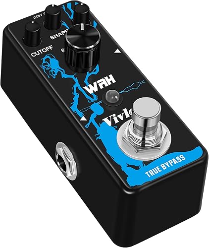 Miniatura 5 de Wah Pedal Digital Auto Wah Filtro de efectos de guitarra Pedal Mini Stompbox con pedal True Bypass para guitarra eléctrica Bajo