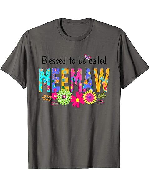 Womens - Blessed To Be Called Meemaw Shirts T-Shirt