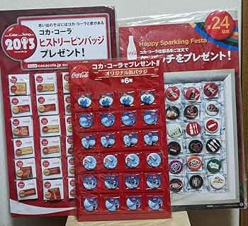 Amazon.co.jp: コカコーラ ヒストリーピンバッジ缶バッチ : おもちゃ