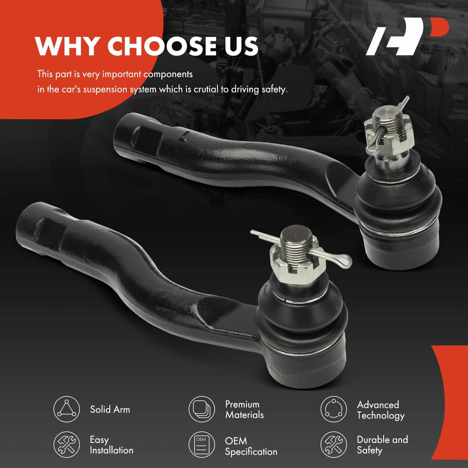 【新品未使用】Top board【0/0ver】 Amazon.com: A-Premium 2 x Front Outer Tie Rod Ends