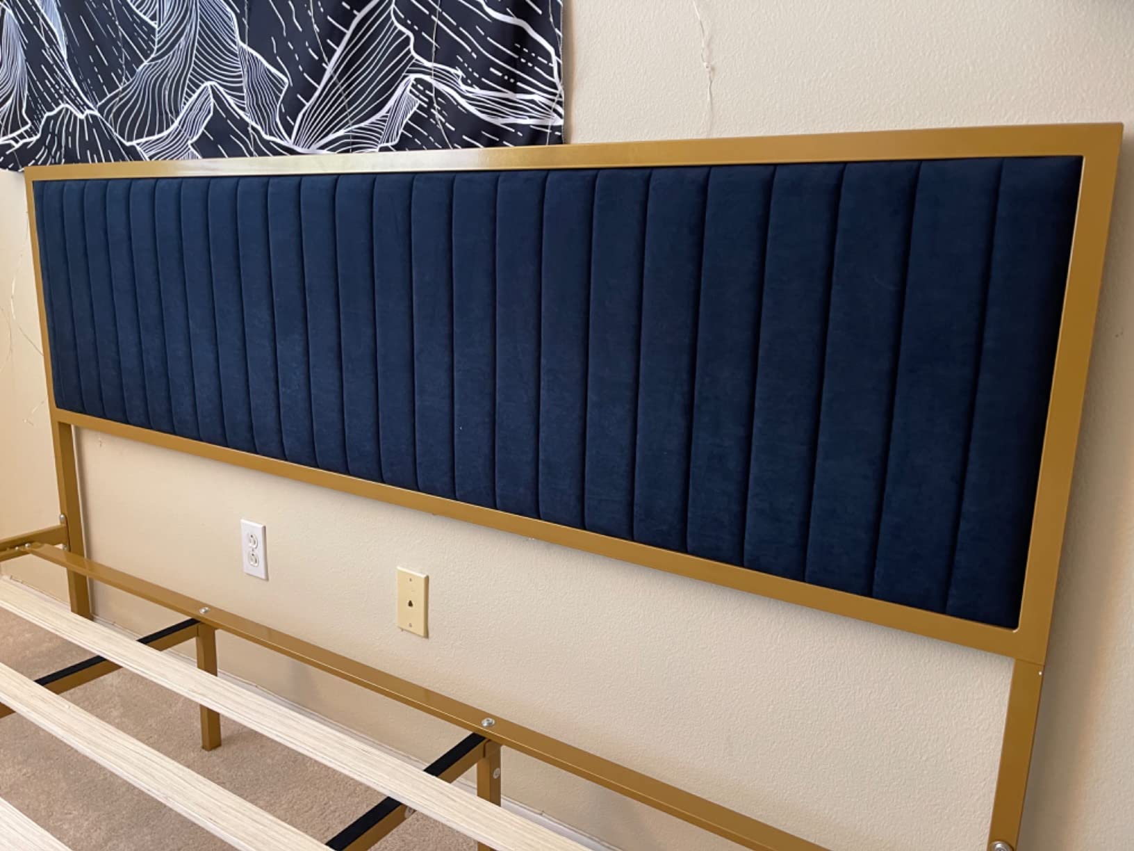 40/mo Finance HIFIT Bed Frame Queen Size, Queen Bed Frame with