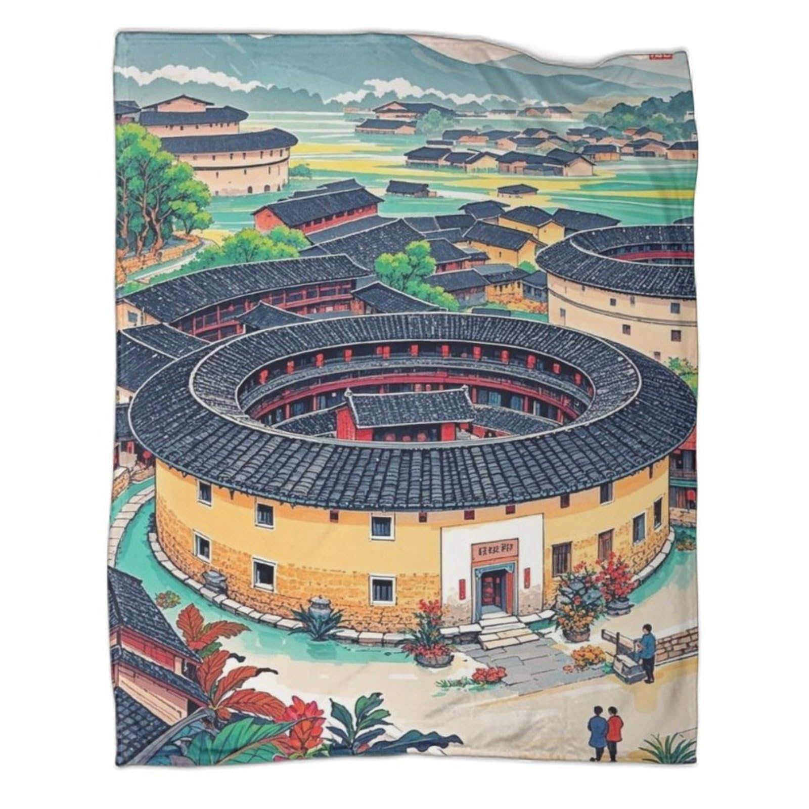 Couverture d'architecture douce et épaisse, jeté de lit chaud de qualité supérieure 180x200cm