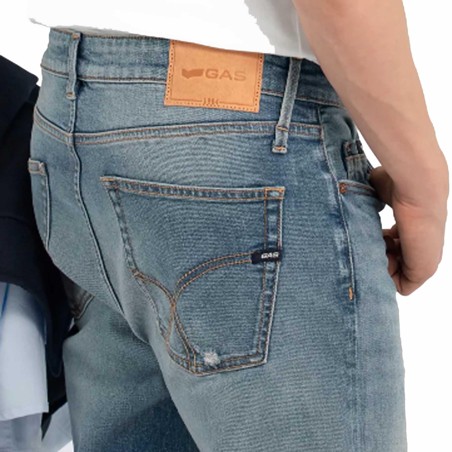 gas Jeans Uomo Slim Fit Albert Simple Rev a7253-19lu