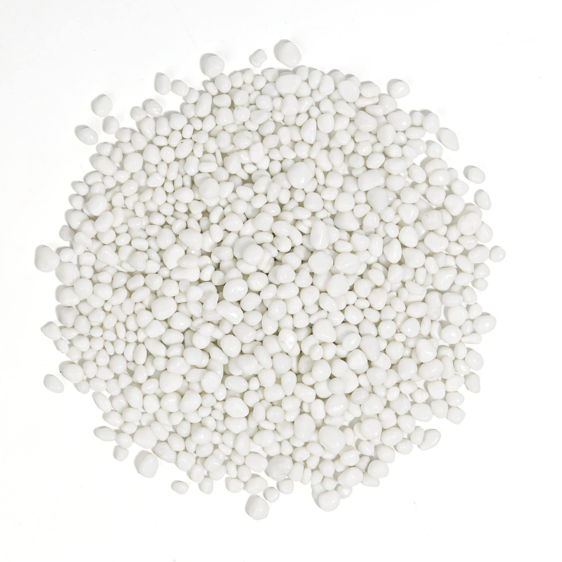 T4U Pierres de Galets pour Jardins, Aquariums Pots de Fleurs et Décoration de Sable et de Pierres, 2 LB de Galets Irrégulièrement Formés, Petits Cristaux Naturels d'Agate, Terrarium DIY, 900g.