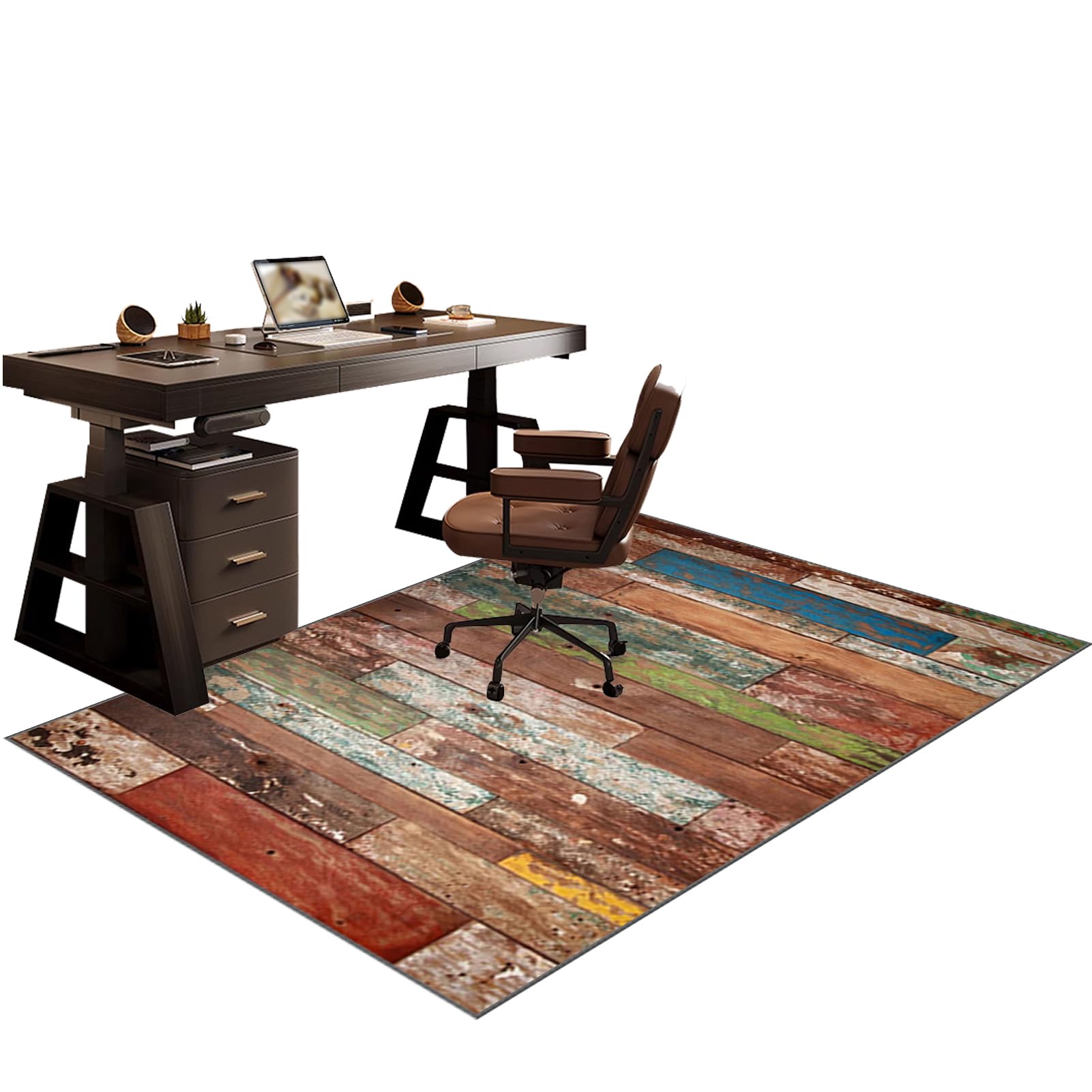 Alfombra Silla Escritorio Alfombra Protectora Suelo Silla Ruedas Antideslizante Alfombra para Silla de Gaming Ruedas Oficina Ordenador Alfombra de protección del Suelo para Silla 70 x 100 cm