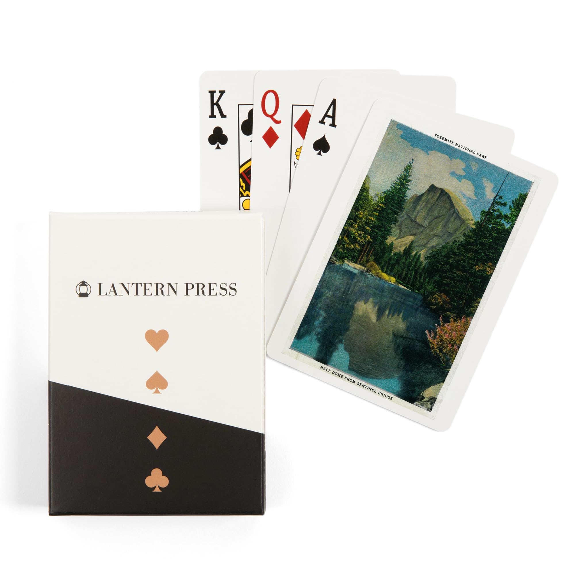 Lantern Press Half Dome from Sentinel Bridge (52 Playing Cards, Poker Size Card Deck with Jokers)