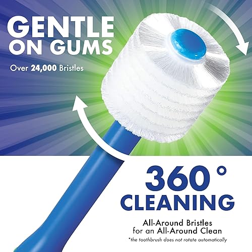 Miniatura 4 de Baby Buddy 360 Cepillo de dientes Etapa 1, 3 Count, Azul