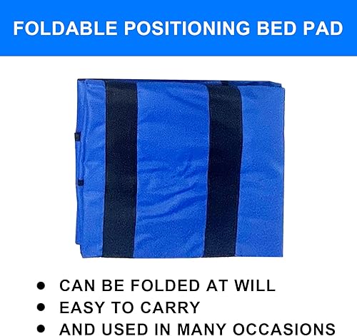 Miniatura 6 de Almohadilla de cama de posicionamiento con asas reforzadas, hoja de transferencia de pacientes hospitalarios, camilla suave para girar y