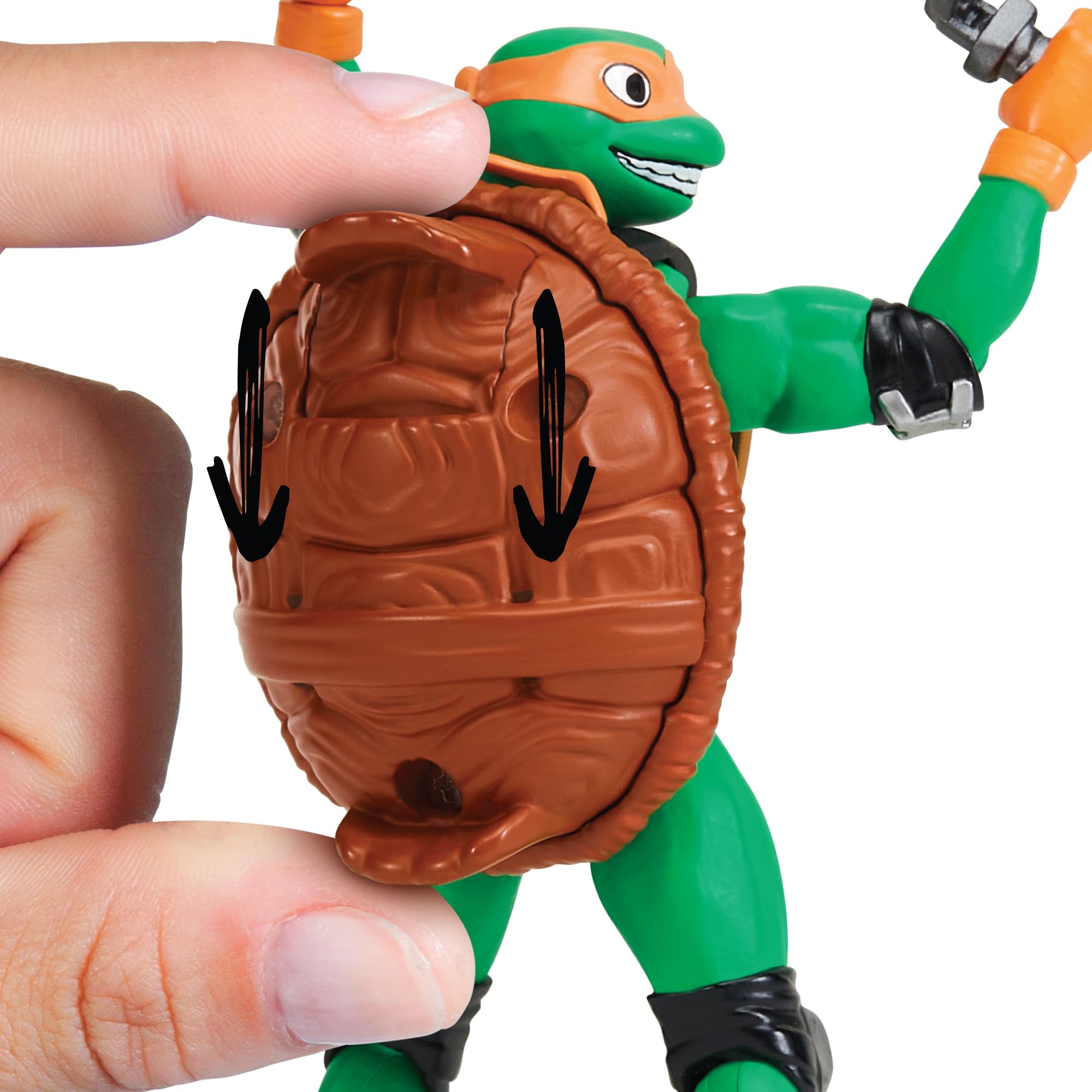 Teenage Mutant Ninja Turtles - Mikey Shell Spin, Figures - Amazon