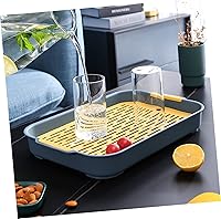 Vista 3 de Bandeja de drenaje de platos, bandeja de té de gongfu, capacidad de almacenamiento de agua, tabla de drenaje, almohadilla de secado de frutas