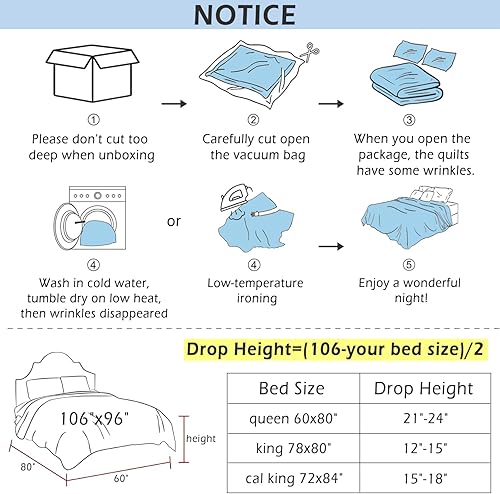 Miniatura 4 de Colcha tamaño King de 106 x 96 pulgadas, edredón de 3 piezas King con 2 fundas, juego de edredón ligero verde salvia para todas las estaciones,