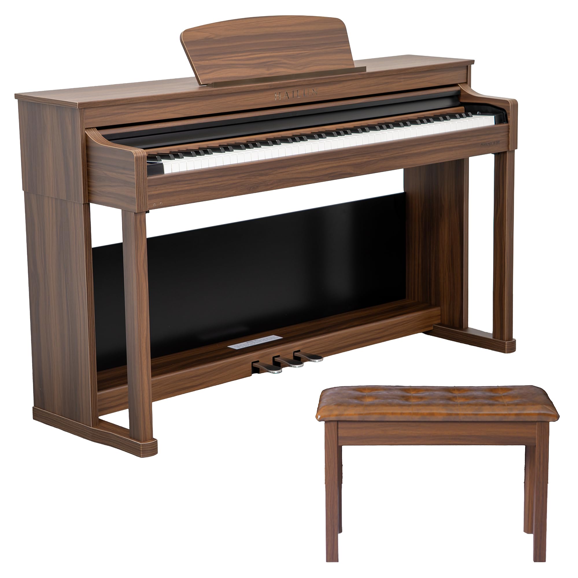 Amazon | HAILUN H-302 電子ピアノ 88鍵盤 木製 据え置き型 ハンマー