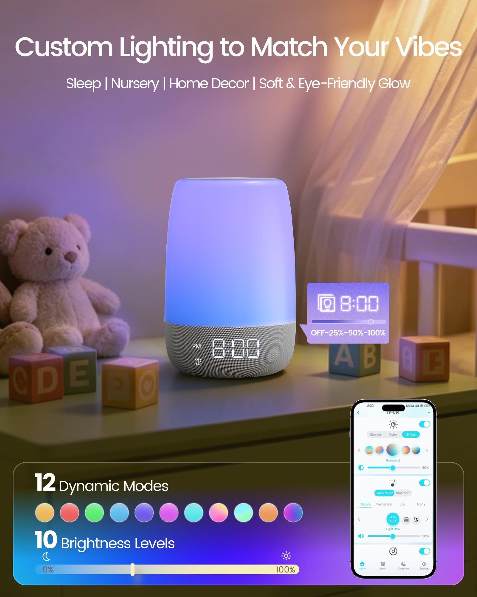 Glocusent Máquina de sonido inteligente