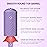 MelodySusie Safety Nail Drill Bits, 3/32\'\' Smooth Round Top Large Barrel Carbide Bits, Suitable for Manicure Pedicure Cuticle Gel Polishing, Beginners Bits, Purple, Series Bit-S, F