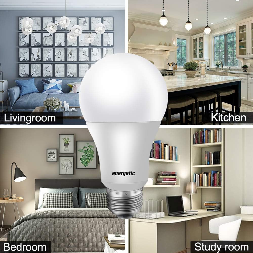 Frее Shірріng 🛒 24 Pack A19 LED Light Bulb, 40 Watt Equivalent Daylight 5000K, E26 Standard Base, UL Listed, Non-Dimmable LED Light Bulb