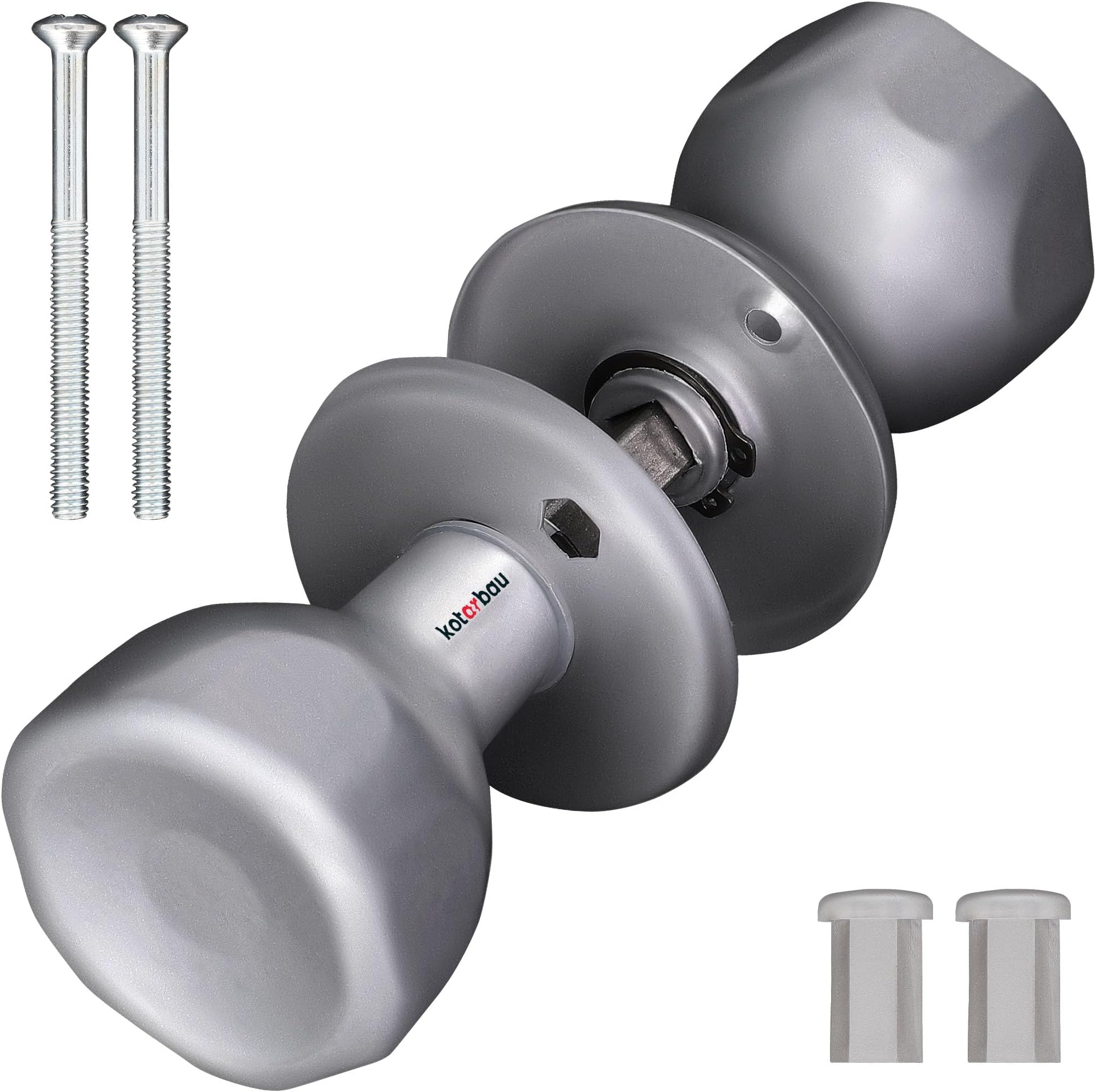 Dooroom Messing Türschloss Set Morne Innen Schlafzimmer Bad Doppel Holz Tür Lever Set Dummy Privatsphäre Passage Versteckte Türschloss