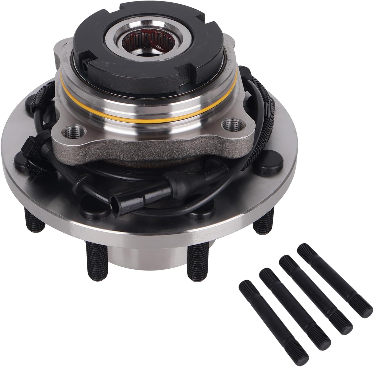PAROD 515057 Front Wheel Bearing Hub Assembly Fit for 1999-2004 Ford F-250 Super Duty/F-350 Super Duty/F-450 Super Duty/F-550 Super Duty Passenger&Drive Side (4x4 8 Lug w/ABS)