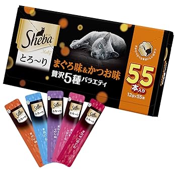 Amazon.co.jp: シーバ (Sheba) メルティ 猫用おやつ とろ~り 成