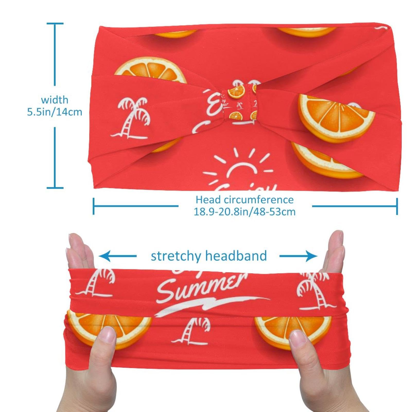 Lot de 6 bandeaux élastiques antidérapants pour femme - Pour yoga, sueur, sport, entraînement