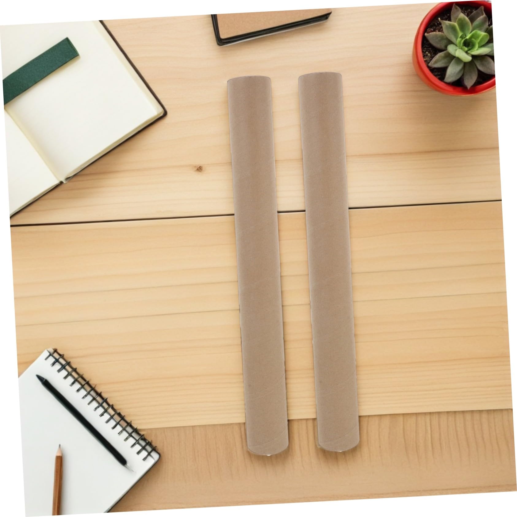 Gatuida 10pièces Tube de Carton Postal Réutilisable pour Affiches et Tube Carton pour Documents et Œuvres Art Cylindre Papier Kraft pour Rangement et Expédition