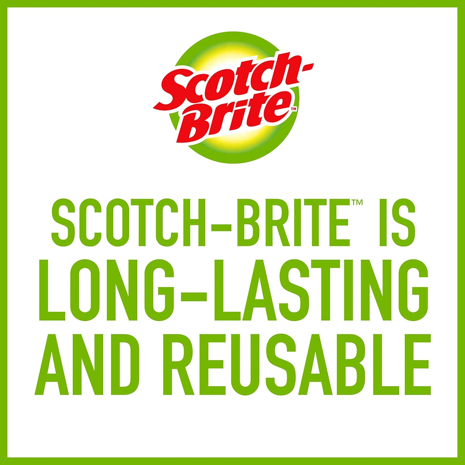 Scotch-Brite Heavy Duty Large Scour Pads, Scouring Pads for Kitchen and Dish Cleaning, 8 Pads (Pack of 4)
